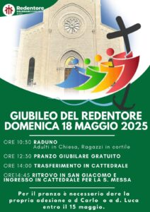 GIUBILEO DEL REDENTORE – Domenica 18 maggio 2025